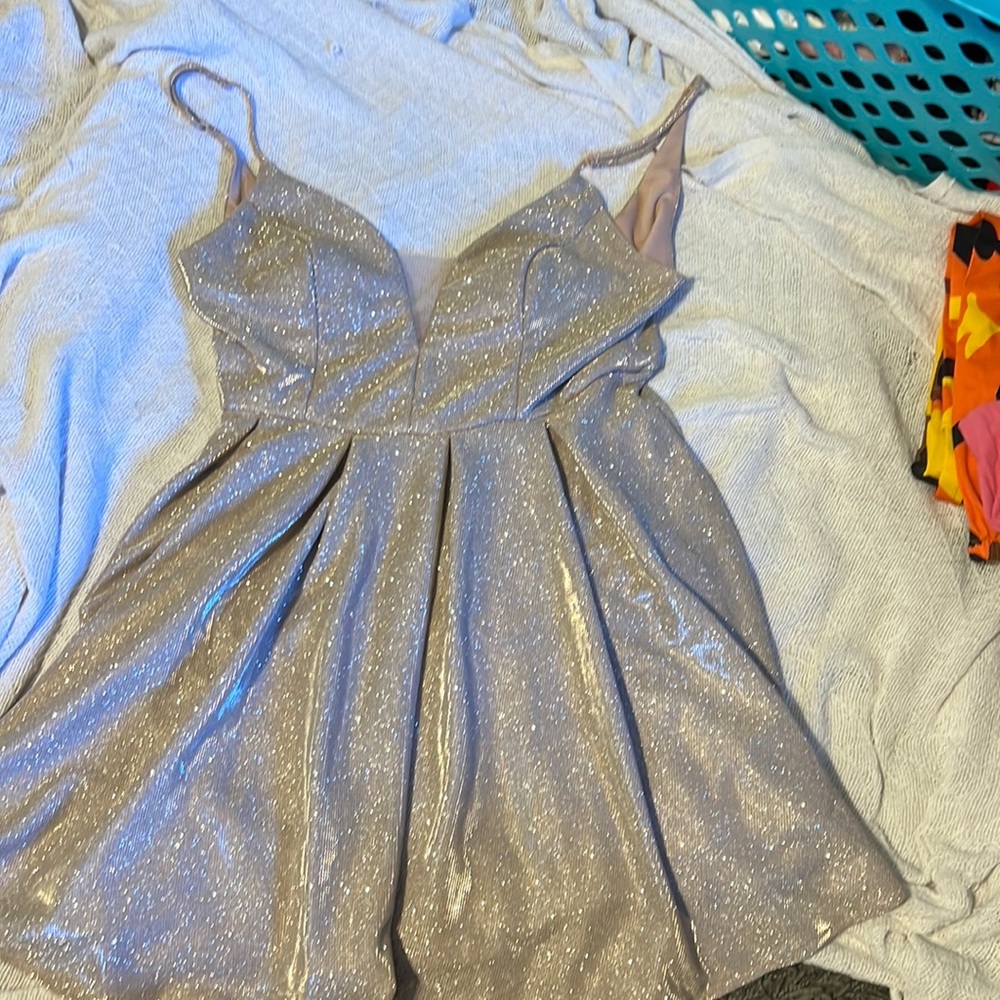 sparkly dress with pockets